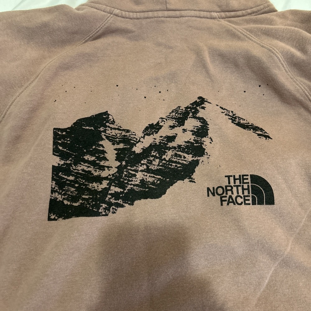 The North Face Sweater Womens XL Blush Pullover Hoodie Sweatshirt Thermal - Picture 6 of 9